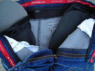 Farmerke: Muške biker farmerke – tamno plavi teksas - Stil: biker/karirano — 11