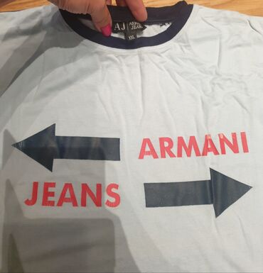 duks vel xxl u Srbija | DUKSERICE: AJ Armani jeans crvena duks majica dugih rukava za muskarce, ima jako