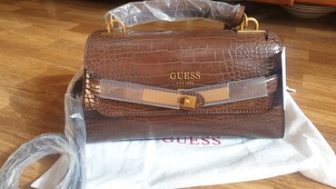 багаж сумка: Guess " Enisa" оригинал 100% Имитация крокодиловой  кожи 29,5 x 16,5