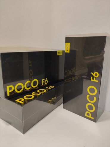 redmi poco m3 qiymeti: Poco F6, 256 ГБ, цвет - Золотой, Отпечаток пальца, Face ID