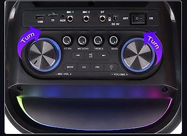 zqs: Портативная акустическая система Sing-e ZQS10220 (10" PARTY) - Мощная — 3