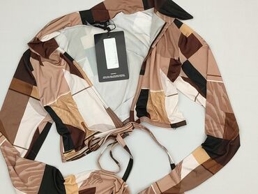 bluzka w geometryczne wzory: PrettyLittleThing, Top damski, rozmiar S
