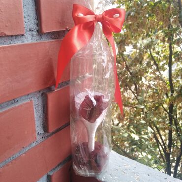 Čaše: Dekorativne čaše za šampanjac – ručni rad, poklon pakovanje - — 2