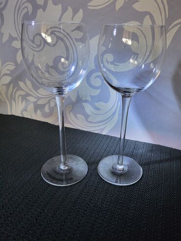 Čaše: Case za vino Val Saint Lambert kristalno staklo 70te. Case — 1