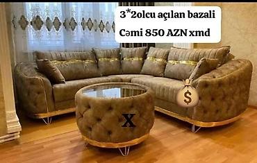 divan olcusu: Yeni, Künc divan, Qonaq otağı üçün, Açılmayan — 1