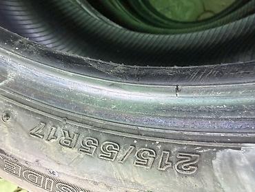 21555 r17 шина: 215/55/17 4 шт комплект в идеальном состоянии фирма Bridgestone — 4