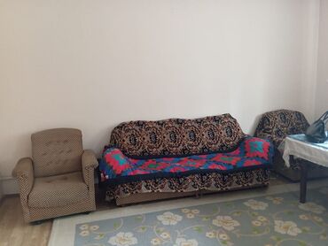 тегерек стол: Комплект мягкой мебели, цвет - Коричневый