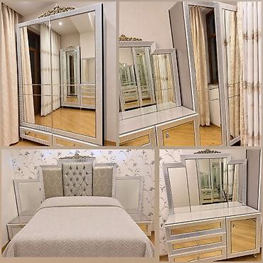 Yataq dəsti satılır 950₼. ideal vəziyyətdə. Matrası var.Ünvan