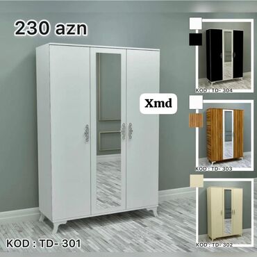 Çarpayılar: Açılan, 3 qapılı Düz dolab, Şifonyer