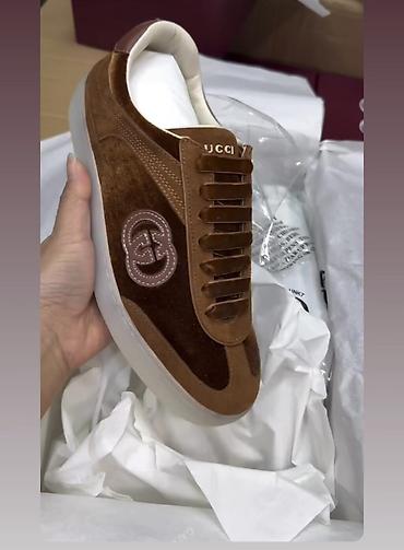 обувь drop: Кроссовки, 38, Gucci, Новый, цвет - Коричневый, Самовывоз, Платная доставка — 5