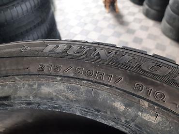 шины 21550 r17: Шины, 215/50/17 4шт. Япония, зима, липучка, резина привозная — 9