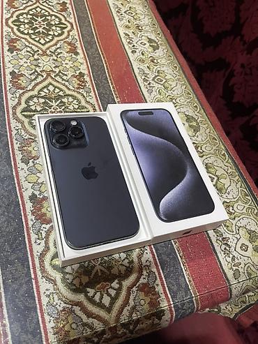 apple 15 pro: IPhone 15 Pro, Blue Titanium, Face ID — 2