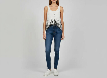bezrekawnik mohito: Reiss, T-shirt damski, rozmiar M