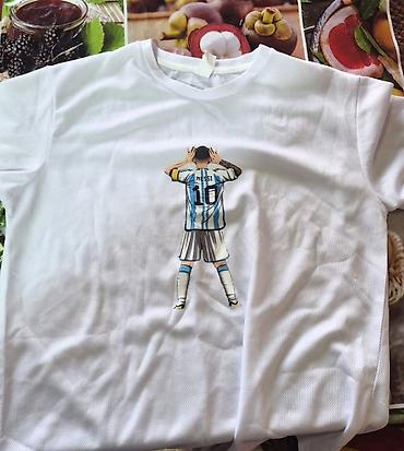 Kişi geyimləri: Futbolka, Adidas, S, rəng - Ağ — 2
