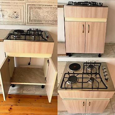 Кухонные гарнитуры: Mətbəx modul dəsti – qaz plitəsi və qoltuqlu çanaq lavabosu ilə — 2