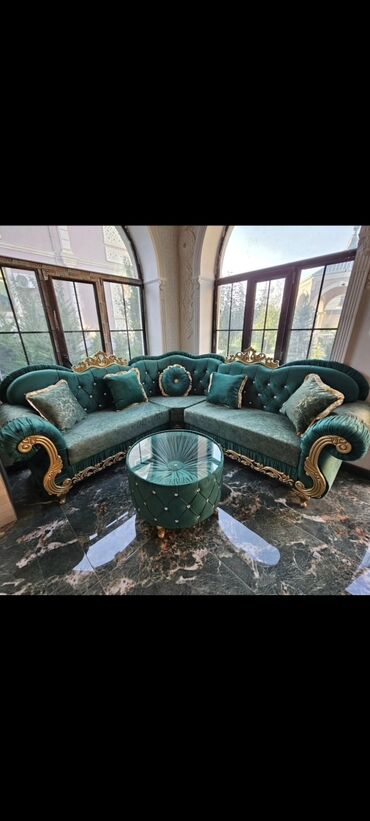 Sifarişlə divanlar: Künc divan, Qonaq otağı üçün, Parça, Bazalı, Açılan, Kitab — 14