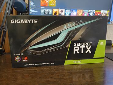 Видеокарты: Видеокарта, Б/у, Gigabyte, GeForce RTX, 8 ГБ, Для ПК