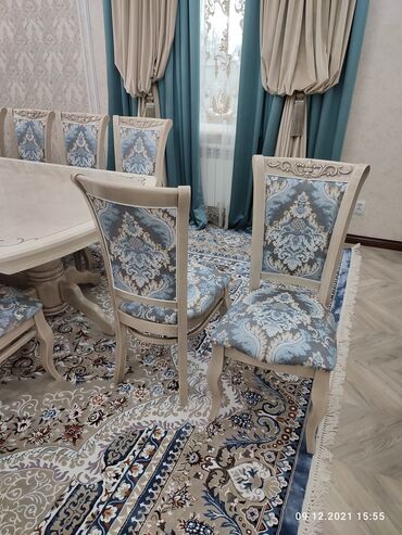 стол и стулья для гостиной в Кыргызстан | Комплекты столов и стульев: Мебельная фабрика «𝑺𝒂𝒓𝒌𝒆𝒄𝒉 𝑬𝒎𝒆𝒓𝒆𝒌» Мебель (столы, стулья, мягкая и