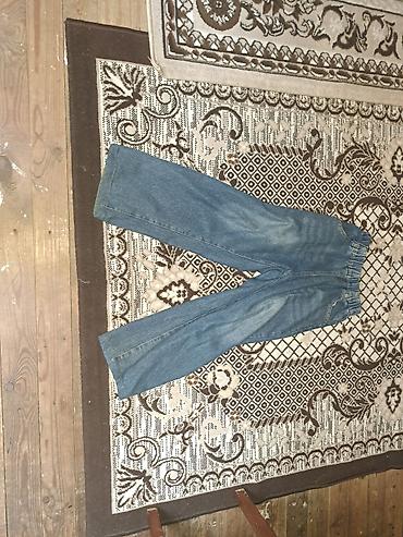 parça şalvarlar: Uşaq cins şalvarı - Material: klassik denim (cins parça), orta — 1