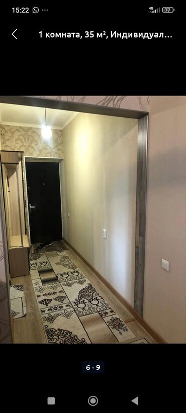 2 комнатная квартира в тунгуче: 1 комната, 36 м², Индивидуалка, 1 этаж, Евроремонт