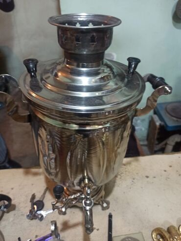 samovar satışı: İşlənmiş Od Samovar, 1 l, Ünvandan götürmə