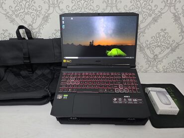 купить ноутбук acer nitro 5: Ноутбук, Acer, 32 ГБ ОЗУ, AMD Ryzen 7, 15.6 ", Б/у, Игровой, память NVMe SSD