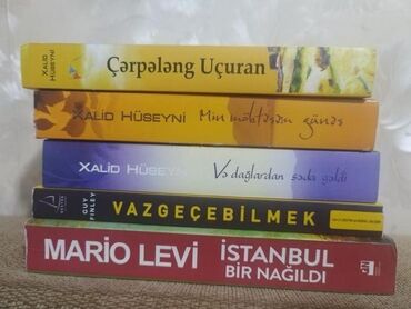 islenmis kitab satisi: Satilir her biri 5azn