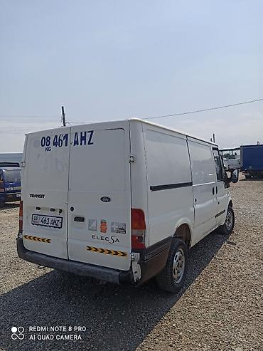 тендер кж: Ford Transit: 2002 г., 2 л, Механика, Дизель, Фургон — 4