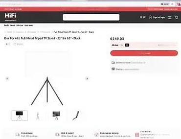 Aksesoari za TV i video: Stojeći stalak za TV – tripod dizajn - Moderan tripod stalak za ravne — 22