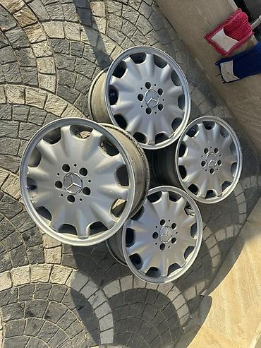afdomobil: Mercedes-Benz orijinal yüngül lehimli disk dəsti - Miqdar: 4 ədəd - — 4