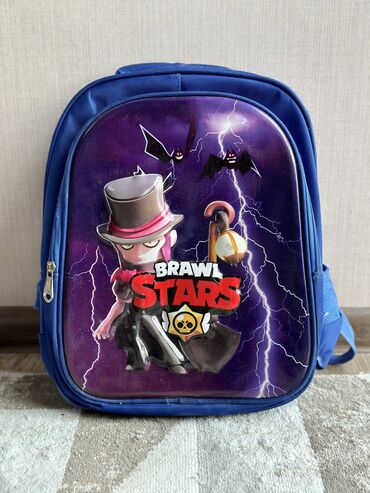 рюкзак трекинговый: Рюкзак с героем из Brawl Stars. Среднего размера, в очень хорошем