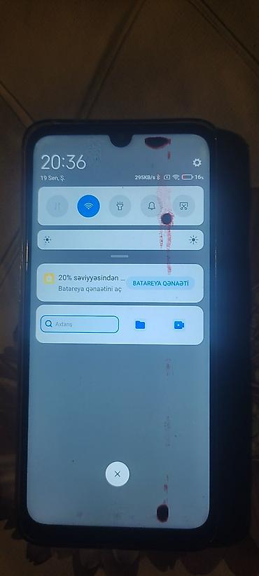 ikinci el vantilatör: Redmi Note 7, 64 GB, rəng - Qara, Qırıq — 2