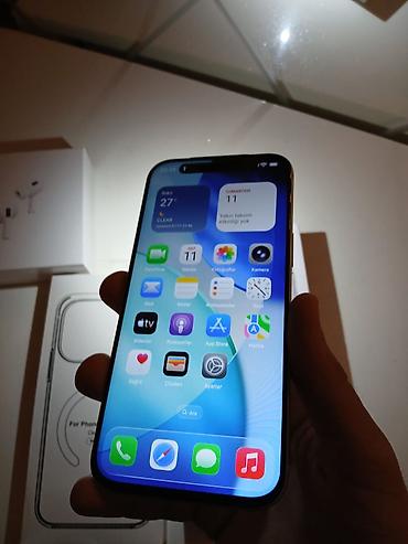 iphone airpods: IPhone 17 Pro Max, 128 GB, Ağ — 6