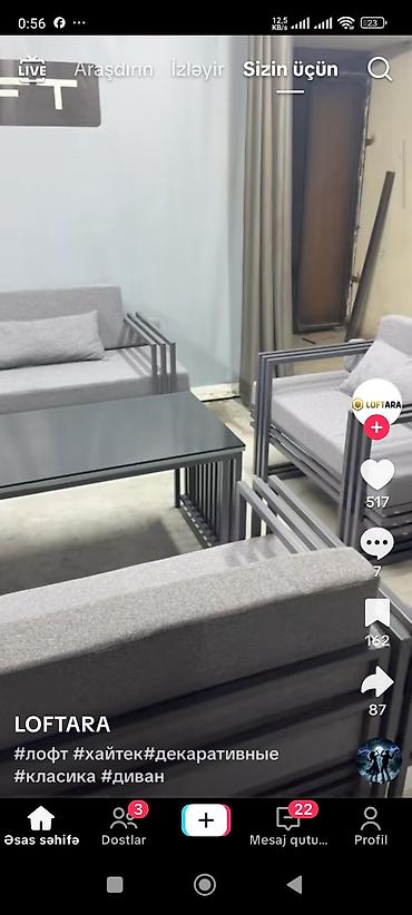 heyet ucun divan: Yeni, Divan, 3 kreslo, Bazasız, Açılmayan — 10