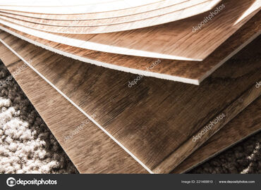 Ламинат: Образцы ламината и ЛИНОЛЕУМА различных оттенков и текстур дерева — 7