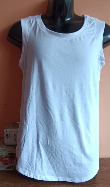 jeftine majice na veliko: Men's T-shirt S (EU 36), M (EU 38), bоја - Bela