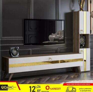 TV altlığı: Yeni, Düz TV altlığı, Polkasız, Laminat, Türkiyə — 9