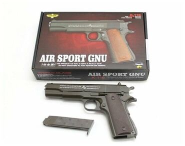 пистон пистолет: 🔫 Пневматический пистолет Colt K.116 (игрушечный, металлический)