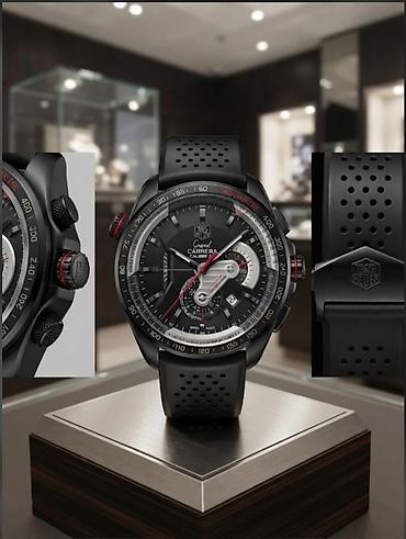Aksesuarlar: İşlənmiş, Qol saatı, Tag Heuer, rəng - Qara — 1