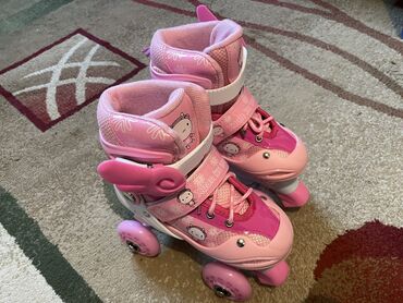 ролики на обувь: Новые 
Размер 31/34
Розовый 
Детский