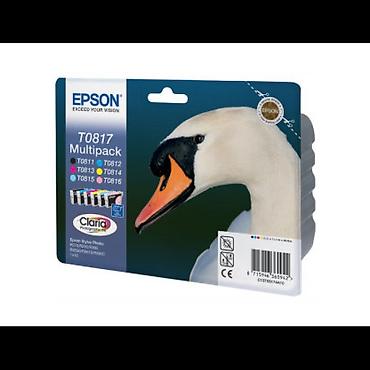printer aliram: Epson T0807 C13T08074011 Claria Photographic 6 Rəngli Original Kartric — 1