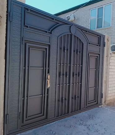 Həyət darvazaları: Metal EN MMC olaraq istədiyiniz forma və ölçüde demir işlerinin — 9