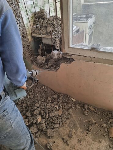 кыргыз бетон: Söküntü,tikinti,təmir,beton,qazıntı,balkonların yığılması,daşınma,yük