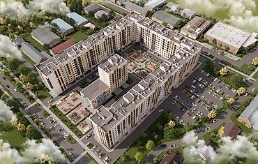 пансион умут: 2 комнаты, 65 м², Кызыл Аскер Элитка, 4 этаж, ПСО (под самоотделку) — 1