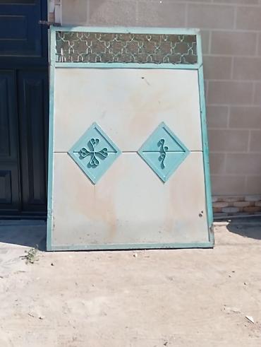 ev qapıları və darvazalar: Metal darvaza paneli və qapı dəsti - Material: qalın metaldan — 2