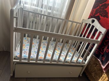 детский мальберт: 👶 Детский манеж + бамбуковый матрас 🌿 🤍 Белый цвет — аккуратный