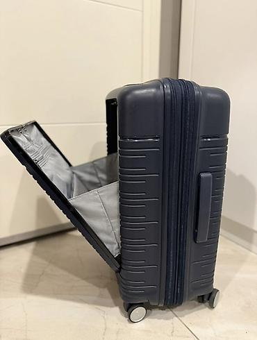 samsonite: SAMSONITE Kabin ölçülü sərt korpuslu çamadan – ön tərəfdə tez girişli — 1