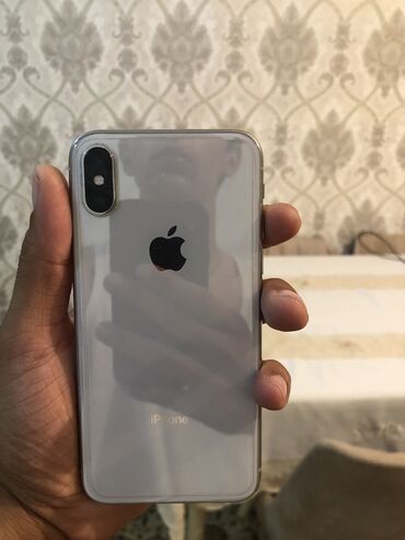 x iphone ikinci el: IPhone X, 64 GB, Ağ, Face ID