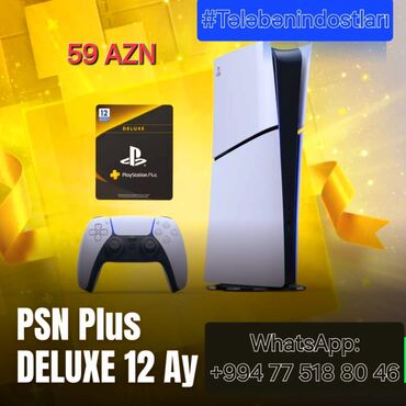 en ucuz uc pubg mobile: Playstation Store Deluxe 12 Aylıq Abunəlik üçün cəmi 59 AZN ödəniş