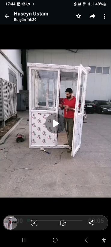 Butkalar, köşklar: Mühafi̇zə üçün butka. Plasti̇k mühafi̇zə butkalari. 150x150x220 — 11